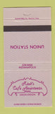 Matchbook Cover - Rick's Cafe Americain Indianapolis IN 30 Strike