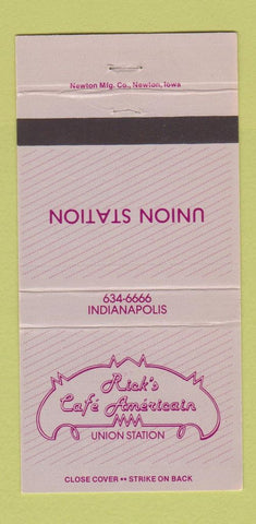 Matchbook Cover - Rick's Cafe Americain Indianapolis IN 30 Strike