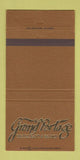 Matchbook Cover - Grand Portage Restaurant Registry Hotel Irvine CA 30 Strike