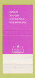 Matchbook Cover - Illusions Magic Restaurant Bryn Mawr PA 30 Strike
