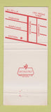 Matchbook Cover - The Bootlegger Restaurant Las Vegas NV 30 Strike