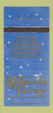 Matchbook Cover - Cheesecake Factory CHAIN 30 Strike