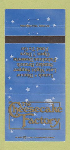 Matchbook Cover - Cheesecake Factory CHAIN 30 Strike