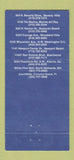 Matchbook Cover - Cheesecake Factory CHAIN 30 Strike