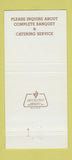 Matchbook Cover - Captain's Table Deerfield Beach FL 30 Strike