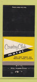 Matchbook Cover - Country Club Motel Melrose Park IL WEAR 30 Strike