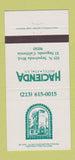 Matchbook Cover - Hacienda Hotel El Segundo CA 30 Strike