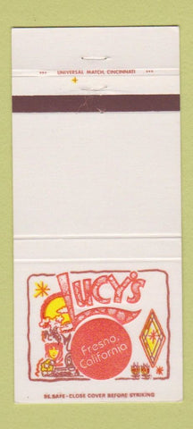 Matchbook Cover - Lucy's Fresno CA Holiday Inn 30 Strike