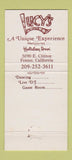 Matchbook Cover - Lucy's Fresno CA Holiday Inn 30 Strike