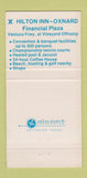 Matchbook Cover - Prime Rate Restaurant Bottom Line Hilton Oxnard CA 30 Strike