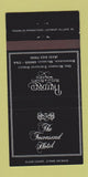 Matchbook Cover - Townsend Hotel Birmingham MI 30 Strike