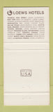Matchbook Cover - Loews Ventana Canyon Resort Tucson aZ 30 Strike