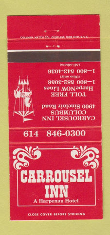 Matchbook Cover - Carrousel Inn Columbus OH 30 Strike