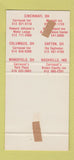Matchbook Cover - Carrousel Inn Columbus OH 30 Strike