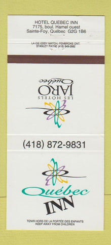 Matchbook Cover - Quebec Inn Sainte Foy QC 30 Strike