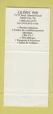 Matchbook Cover - Quebec Inn Sainte Foy QC 30 Strike