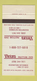 Matchbook Cover - Victors Motor Inn Boise ID 30 Strike