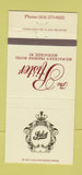 Matchbook Cover - Pfister Hotel Milwaukee WI 30 Strike