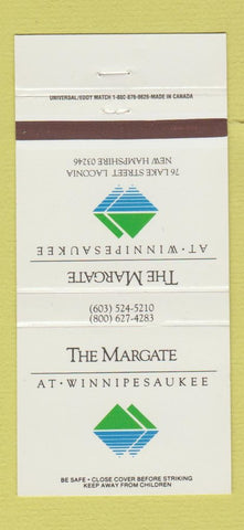 Matchbook Cover - The Margate Laconia NH  Lake Winnipesaukee 30 Strike