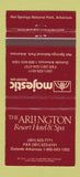 Matchbook Cover Majestic Resort Arlington Hot Springs National Park AR 30 Strike