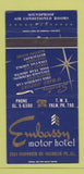 Matchbook Cover - Embassy Motor Hotel Franklin Park IL 30 Strike