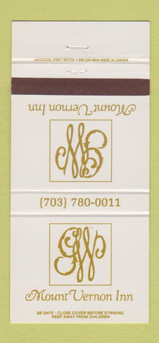 Matchbook Cover - Mount Vernon Inn 30 Strike