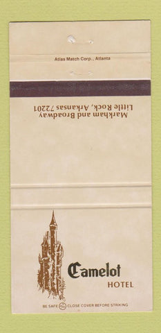 Matchbook Cover - Camelot Hotel Little Rock AR 30 Strike