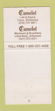 Matchbook Cover - Camelot Hotel Little Rock AR 30 Strike