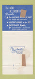 Matchbook Cover - New Allerton Hotel Chicago IL 30 Strike