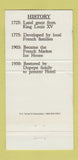Matchbook Cover - Hotel Provincial New Orleans LA WEAR 30 Strike