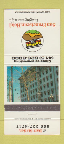 Matchbook Cover - San Franciscan Hotel San Francisco CA 30 Strike