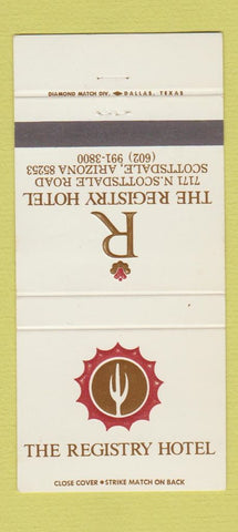 Matchbook Cover - Registry Hotel Scottsdale AZ 30 Strike