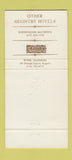 Matchbook Cover - Registry Hotel Scottsdale AZ 30 Strike