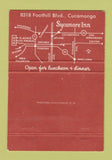 Matchbook Cover - Sycamore Inn Cucamonga CA 40 Strike