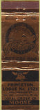 Matchbook Cover - Matchbook Cover Moose Lodge Princeton WV wear