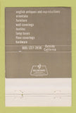 Matchbook Cover - McCune San Francisco CA Store 40 Strike