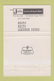 Matchbook Cover - Justin Boots Shoe King Pueblo Colorado 40 Strike