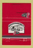 Matchbook Cover - Justin Boots  Fort Worth TX Red 40 Strike