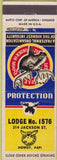 Matchbook Cover - Matchbook Cover Moose Lodge Wausau WI