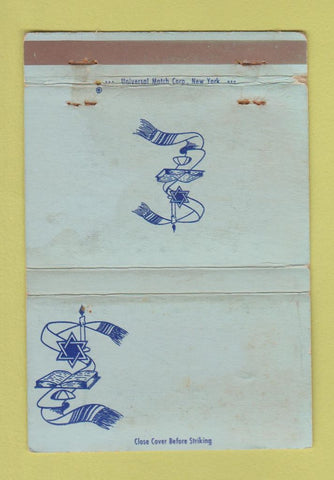 Matchbook Cover - Jewish Bar Mitzvah WEAR 40 Strike