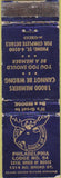 Matchbook Cover - Matchbook Cover Moose Lodge Philadelphia PA wear