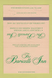 Matchbook Cover - Baricelli Inn Cleveland OH 40 Strike
