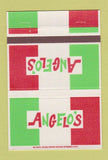 Matchbook Cover - Angelo's Italian Foods Wichita Hutchinson KS 40 Strike