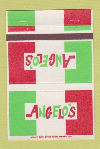 Matchbook Cover - Angelo's Italian Foods Wichita Hutchinson KS 40 Strike