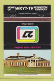 Matchbook Cover - WKYT TV Lexington KY CBS 27 40 Strike