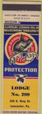 Matchbook Cover - Matchbook Cover Moose Lodge Lancaster PA
