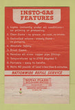 Matchbook Cover - Instogas Torches Furnaces Wilmington DE 40 Strike