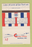 Matchbook Cover - Chima Travel Bureau Akron OH WRITING 40 Strike