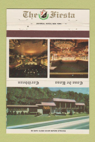 Matchbook Cover - The Fiesta Woodridge NJ 40 Strike