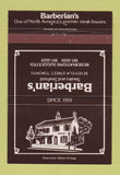 Matchbook Cover - Barberian's Restaurant Toronto ON 40 Strike